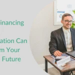 Mortgage advisor meeting with a client to discuss refinancing options